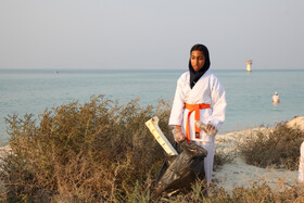 پاکسازی سواحل کیش