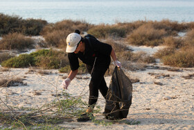 پاکسازی سواحل کیش