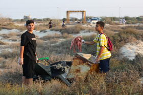 پاکسازی سواحل کیش