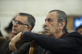 احمد منتظر، رئیس اسبق اداره میراث فرهنگی و صنایع دستی استان اصفهان در شب‌ استاد محمود فرشچیان