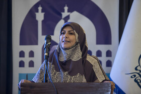 سخنرانی منیژه سادات طباطبایی، استاد دانشگاه علامه تهران در شب‌ استاد محمود فرشچیان