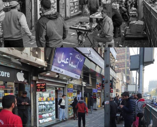 ساماندهی دستفروشان و بازگشایی پیاده‌روی پاساژ علاءالدین پس از چند سال