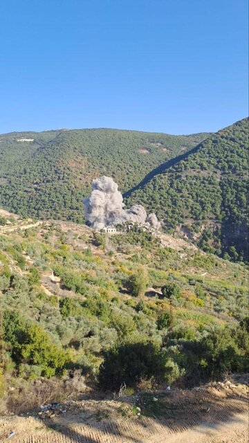 سلسله حملات هوایی رژیم صهیونیستی به جنوب لبنان