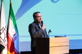 مهدی دونده، معاون استاندار و فرماندار شهرستان نیشابور در گرامیداشت دکتر محمدعلی اسلامی ندوشن