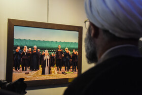 افتتاح نمایشگاه هجدهمین سوگواره بین المللی مهر محرم - سمنان