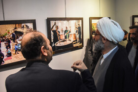 افتتاح نمایشگاه هجدهمین سوگواره بین المللی مهر محرم - سمنان