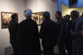 افتتاح نمایشگاه هجدهمین سوگواره بین المللی مهر محرم - سمنان