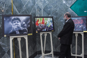 افتتاح نمایشگاه هجدهمین سوگواره بین المللی مهر محرم - سمنان