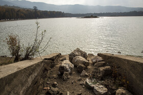 دریاچه الندان ساری در مدار خشکسالی