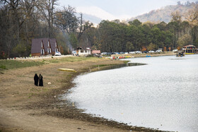 پاییز خشک مازندران؛ دریاچه الندان نفس کم می‌آورد
