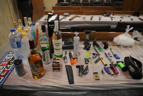 رونمایی از کشفیات گشت‌ و ایست بازرسی سپاه ناحیه ویژه تبریز