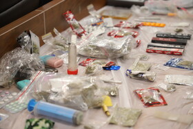 رونمایی از کشفیات گشت‌ و ایست بازرسی سپاه ناحیه ویژه تبریز