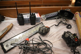 رونمایی از کشفیات گشت‌ و ایست بازرسی سپاه ناحیه ویژه تبریز