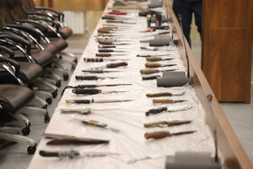 رونمایی از کشفیات گشت‌ و ایست بازرسی سپاه ناحیه ویژه تبریز