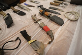 رونمایی از کشفیات گشت‌ و ایست بازرسی سپاه ناحیه ویژه تبریز