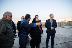 بازدید فرزانه صادق، وزیر راه و شهرسازی از کنارگذر آزادراه شمالی کرج