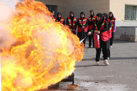 مانور زلزله در مدارس زنجان