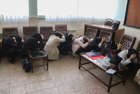 مانور زلزله در مدارس زنجان