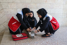 مانور زلزله در مدارس زنجان