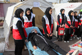 مانور زلزله در مدارس زنجان