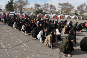 مانور زلزله در مدارس زنجان