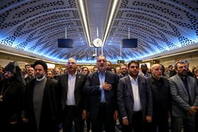 آیین بهره برداری از ایستگاه مترو مریم مقدس (س)