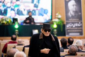 محمد شیری در مراسم یادبود هادی مرزبان