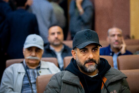 حامد کمیلی در مراسم یادبود هادی مرزبان