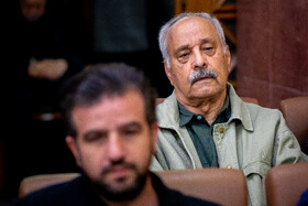 محمدرضا خاکی در مراسم یادبود هادی مرزبان