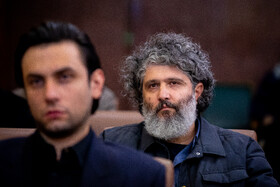 محسن برمهانی، معاون سیما در مراسم یادبود هادی مرزبان