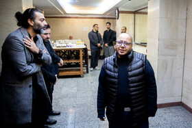 مازیار لرستانی در مراسم یادبود هادی مرزبان