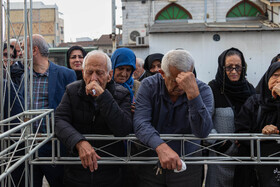 تشییع و تدفین «ناصر مسعودی» در سلیمانداراب رشت