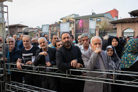 تشییع و تدفین «ناصر مسعودی» در سلیمانداراب رشت