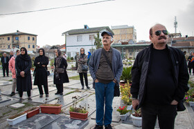 تشییع و تدفین «ناصر مسعودی» در سلیمانداراب رشت