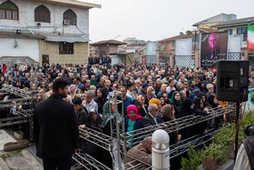 تشییع و تدفین «ناصر مسعودی» در سلیمانداراب رشت