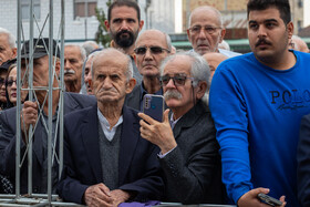 تشییع و تدفین «ناصر مسعودی» در سلیمانداراب رشت