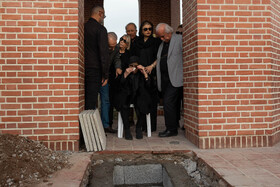 تشییع و تدفین «ناصر مسعودی» در سلیمانداراب رشت