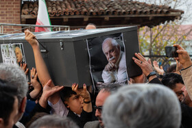 تشییع و تدفین «ناصر مسعودی» در سلیمانداراب رشت