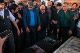 تشییع و تدفین «ناصر مسعودی» در سلیمانداراب رشت