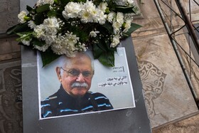 تشییع و تدفین «ناصر مسعودی» در سلیمانداراب رشت