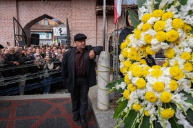 تشییع و تدفین «ناصر مسعودی» در سلیمانداراب رشت