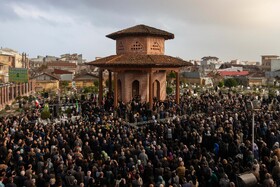 تشییع و تدفین «ناصر مسعودی» در سلیمانداراب رشت