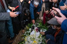 تشییع و تدفین «ناصر مسعودی» در سلیمانداراب رشت