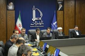 نشست خبری حسین افشین، معاون علمی رئیس‌جمهور با زیست بوم نوآوری شرق کشور