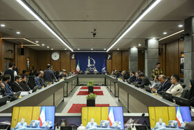 نشست خبری حسین افشین، معاون علمی رئیس‌جمهور با زیست بوم نوآوری شرق کشور