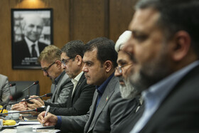 نشست خبری حسین افشین، معاون علمی رئیس‌جمهور با زیست بوم نوآوری شرق کشور