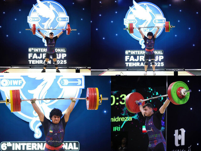 پنج مدال، سهم وزنه‌برداران فارس از رقابت‌های بین‌المللی جام فجر