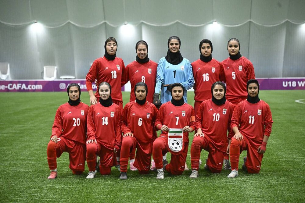 سومی دختران فوتبال ایران در کافا