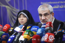 عباسعلی کدخدایی رئیس پژوهشکده شورای نگهبان در نشست خبری حقوق ملت و آزادی‌های مشروع در منظومه فکری مقام معظم رهبری