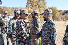 بازدید امیر سرتیپ صباحی فرد از گروه پدافند هوایی آبدانان